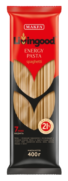 MAKFA LIVINGOOD Energy Pasta Spaghetti