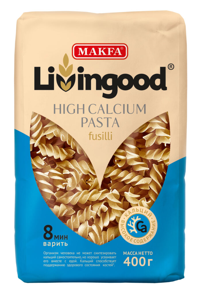 MAKFA Livingood High Calcium Pasta Fusilli