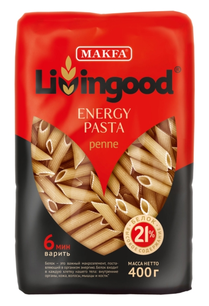 MAKFA Livingood Energy Pasta Penne